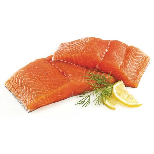 Fresh Salmon Fillet Portions Nor Cal Farm Raised