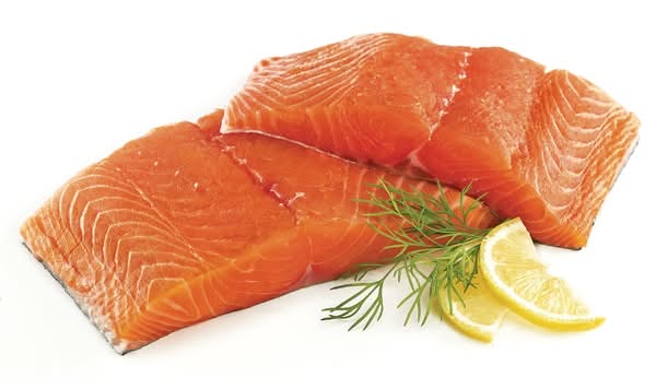 Fresh Salmon Fillet Portions Nor Cal Farm Raised