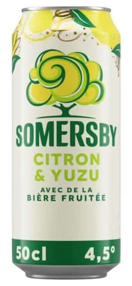 Somersby - Bière aromatisée, citron & yuzu (500ml)