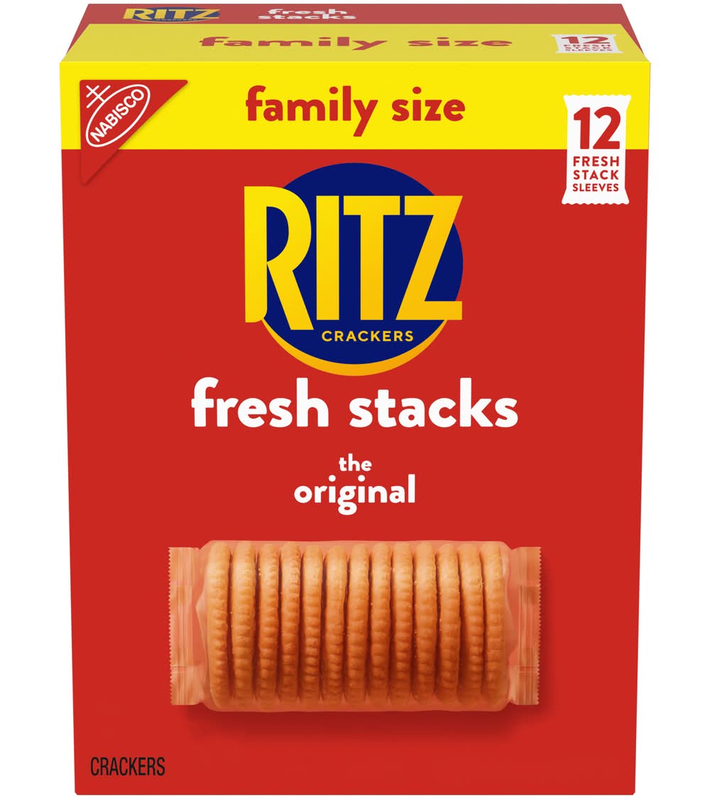 Ritz Fresh Stacks Crackers Family Size, Original (17.8 oz, 12 ct)