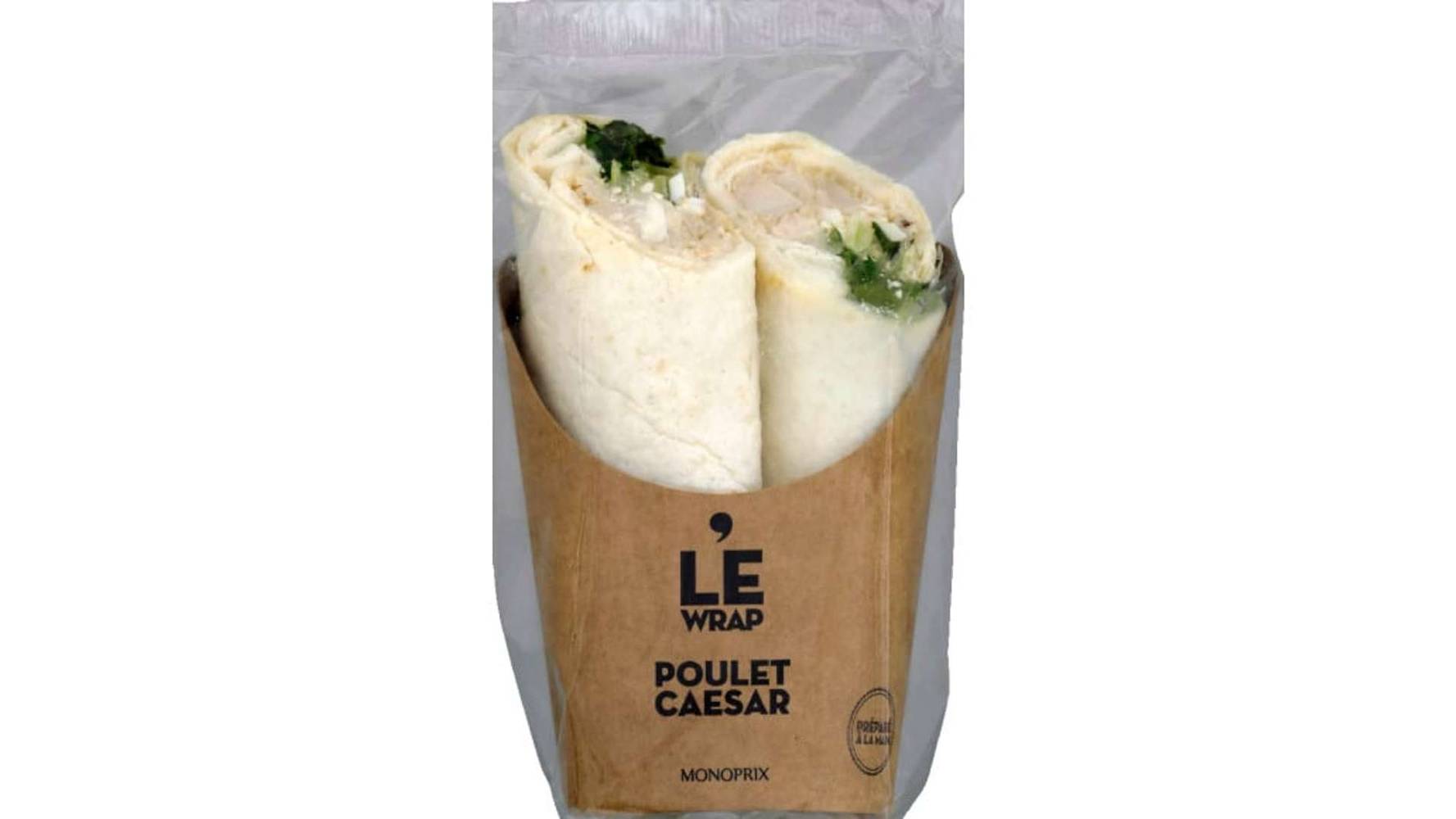 Monoprix Wrap poulet Caesar - Le Wrap Le paquet de 205 g