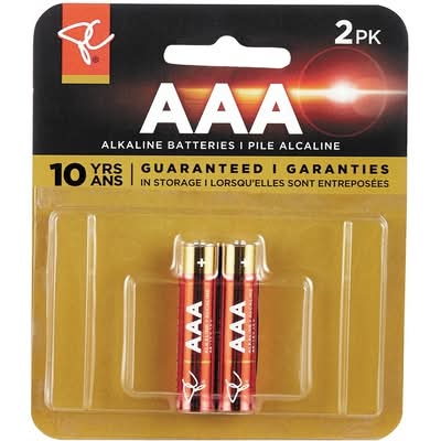 President's Choice Piles Alcalines Aaa Longue Durée / Long Life Aaa Alkaline Batteries 1.0 EA