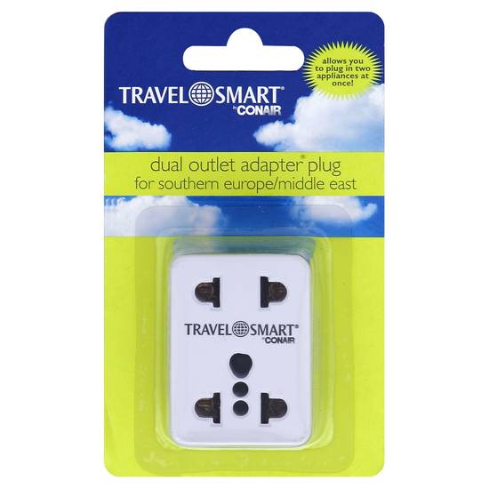 Travel Smart by Conair All-in-One Adapter with USB Port