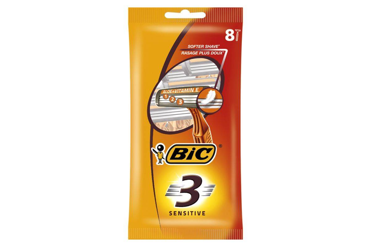 BiC 3 Sensitive Razors 8 pack