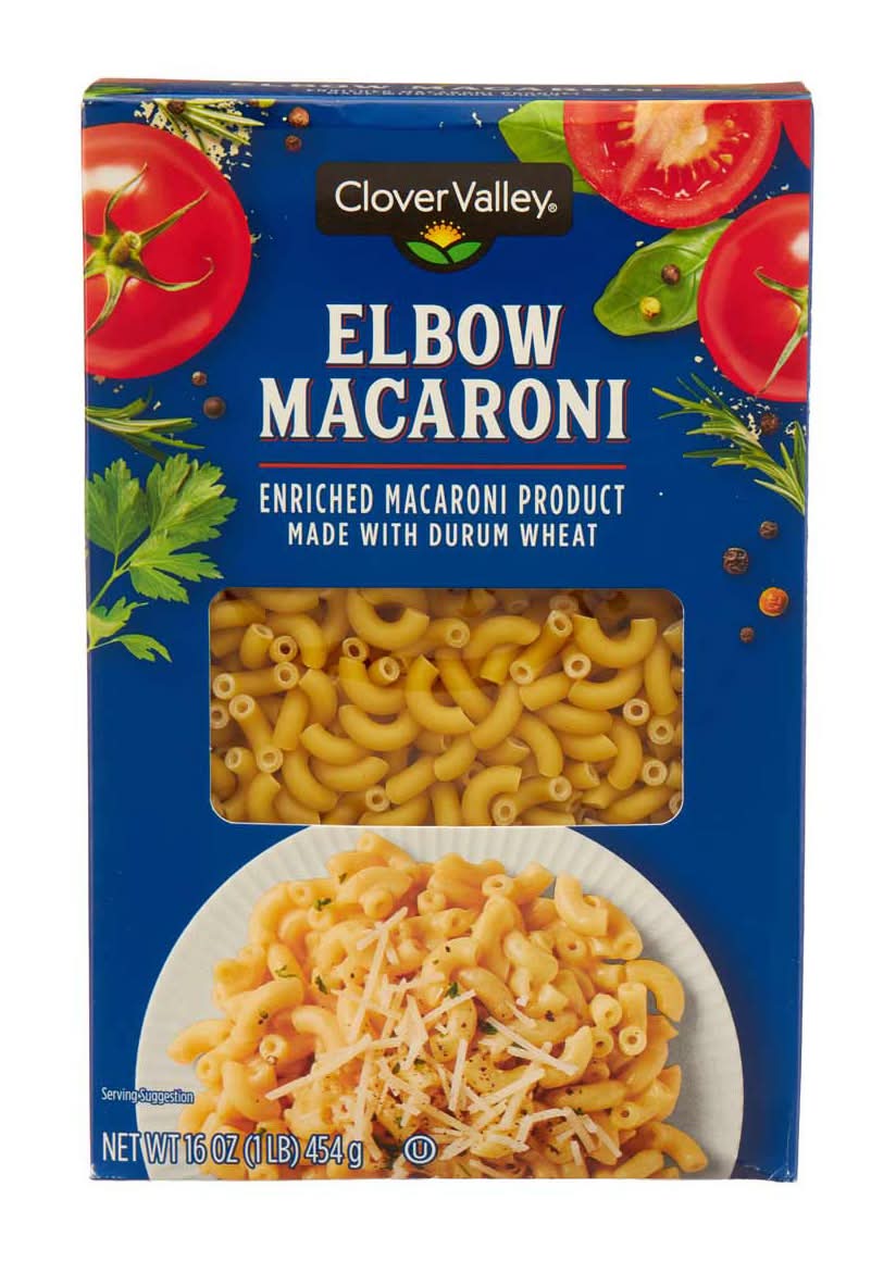 Clover Valley Elbow Macaroni 16 Oz