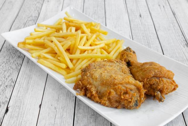 (1) 2 Pieces Chicken Meal