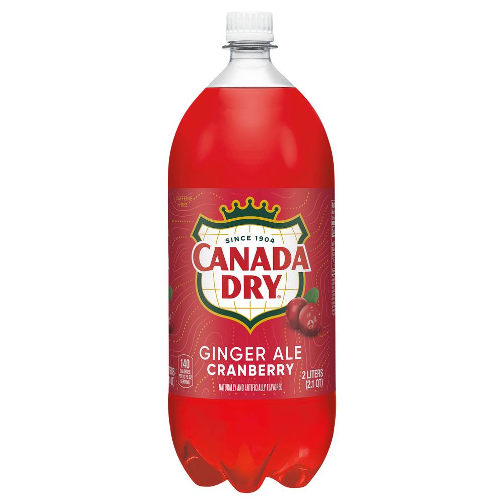 Canada Dry Cranberry Ginger Ale Soda (2 L)