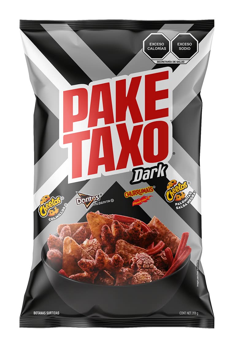 Paketaxo · Botanas surtidas, dark (208 g)