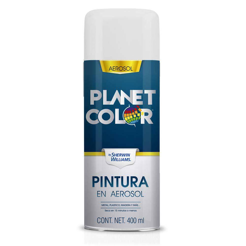 Sherwin williams pintura en aerosol planet color blanco mate (400 ml)