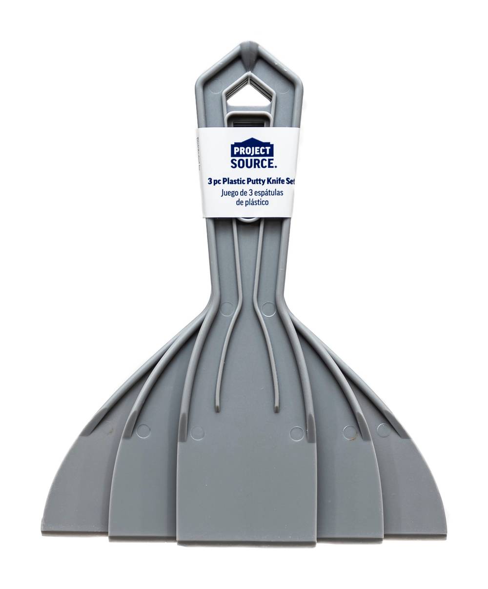 Project Source 3-Pack 6-in Plastic Putty Knife | 348150