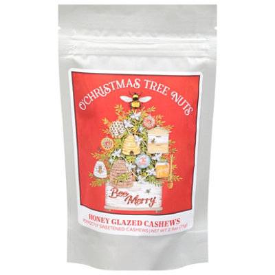 Maisie Janes Cashews Honey Glazed O Christmas Tree Nuts