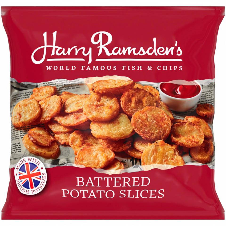 Iceland Harry Ramsden’s Battered Potato Slices