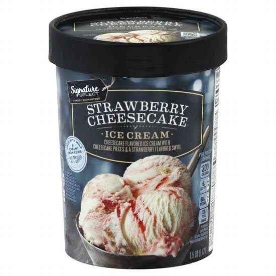 Signature Select Strawberry Cheesecake Ice Cream (1.5 quart)