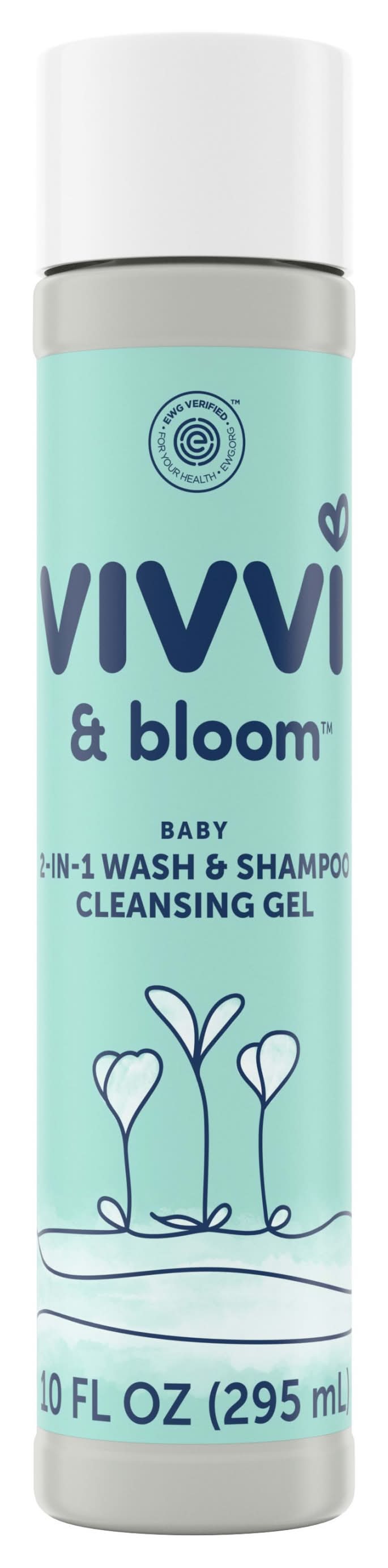 Vivvi & Bloom 2-In-1 Baby Wash & Shampoo Cleansing Gel (10 fl oz)