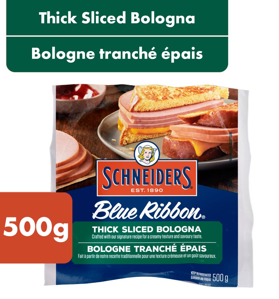 Schneiders Blue Ribbon Thick Sliced Bologna (500 g)