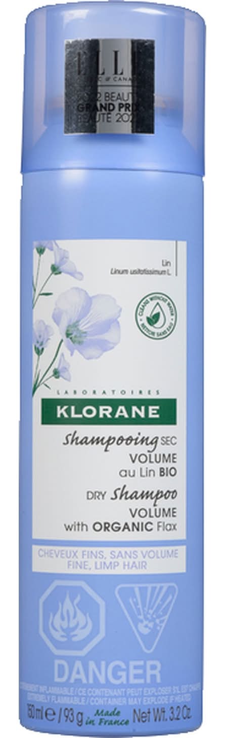 Klorane Dry Shampoo W Organic Flax 150 Ml