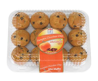 Muffins Mini Pumpkin Chocolate Chip 24 ct (ea)