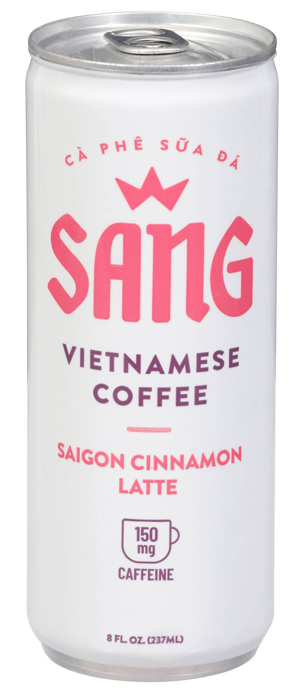 Sang Vietnamese Coffee, Saigon Cinnamon Oatmilk Latte (8 fl oz)