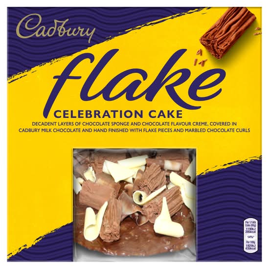 Cadbury Flake Celebration Chocolate Cake (960g)