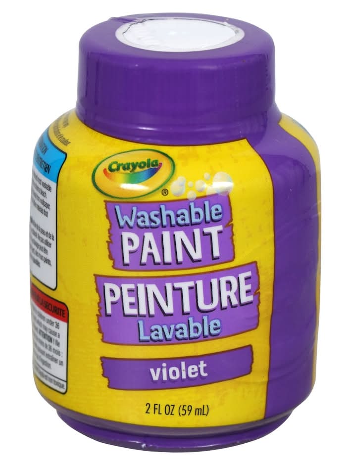 Crayola Classic Washable Kids Paint, Violet (2 fl oz)