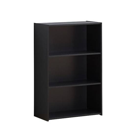 Simply Essential™ Basic 3-Shelf Bookcase in Black