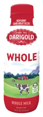 Darigold Whole Milk 14 oz Bottle