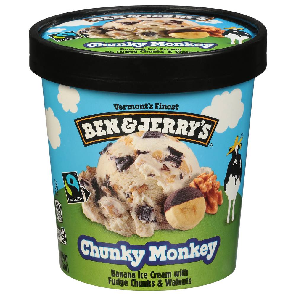 Ben & Jerry's Ice Cream, Chunky Monkey (1 pint)