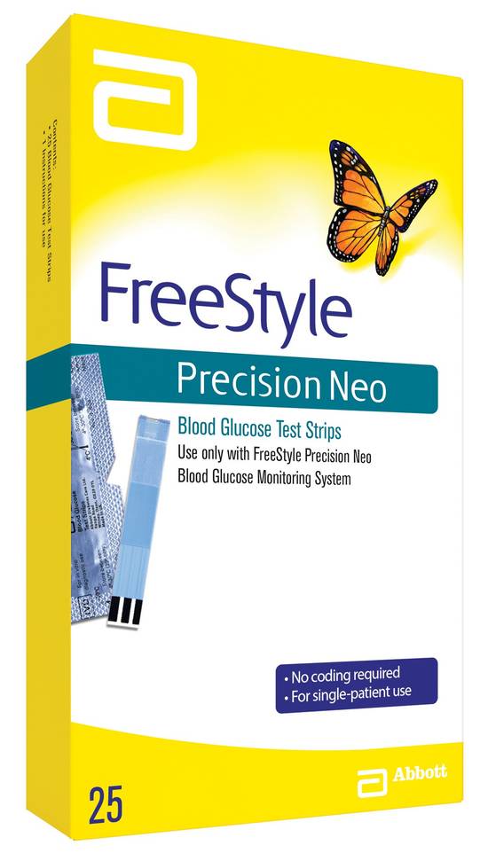 Freestyle Precision Neo Blood Glucose Test Strips