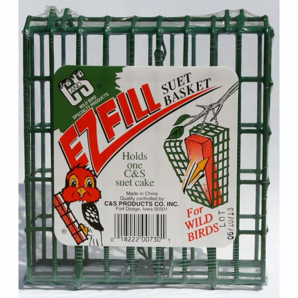 C And S Products Ez Fill Suet Basket Bird Feeder