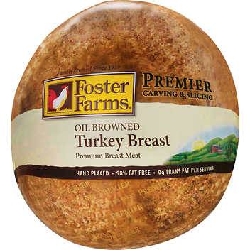 Foster Farms - Oil Browned Turkey Breast, Sliced- 2.5 lbs