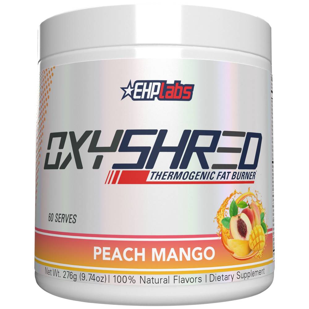 Ehplabs Oxyshred Thermogenic Fat Burner Powder (peach-mango)