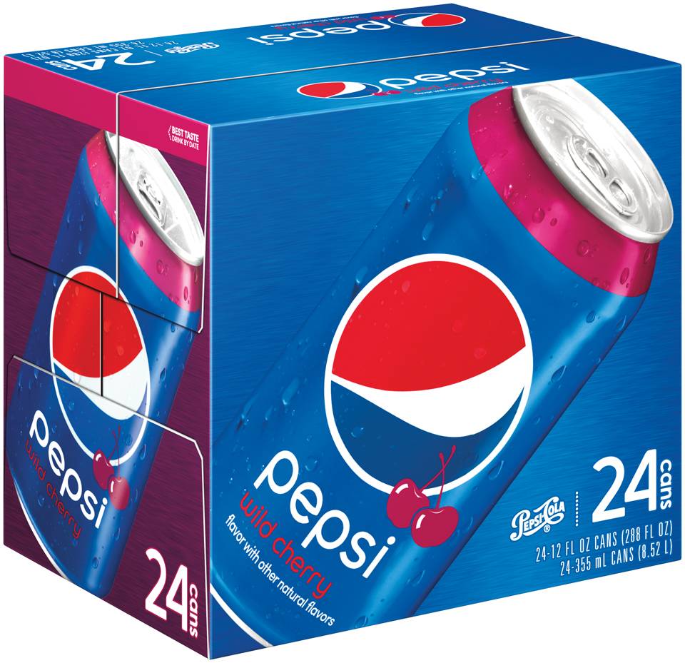 Wild Cherry Pepsi - 24/12 oz cans (1X24|1 Unit per Case)