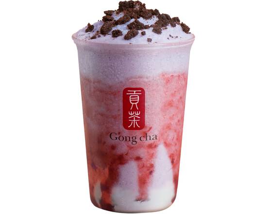 Taro Strawberry Smoothie