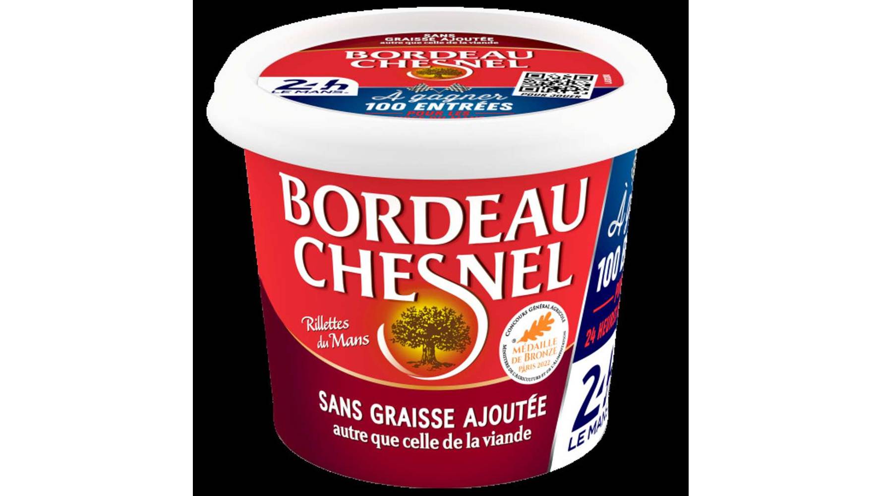 Bordeau Chesnel - Rillette pur porc sans graisse