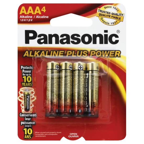 Panasonic Alkaline Plus Power Battery (4 ct)