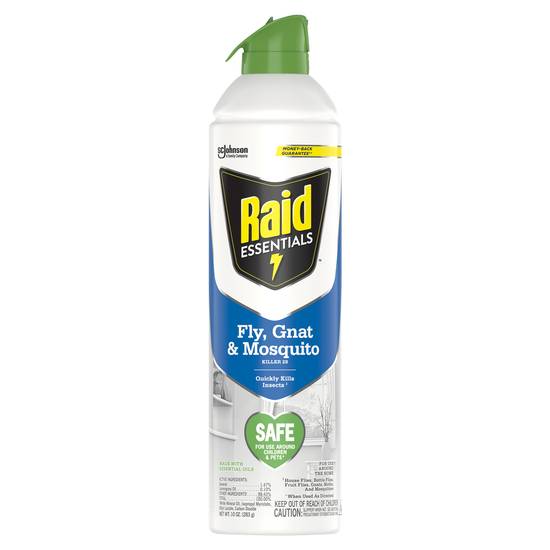 Raid Essentials Fly Gnat & Mosquito Killer (10 oz)