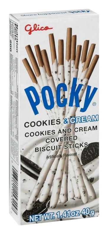 Glico Pocky Cookies and Cream Sticks
