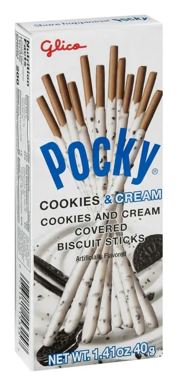 Glico Pocky Cookies and Cream Sticks
