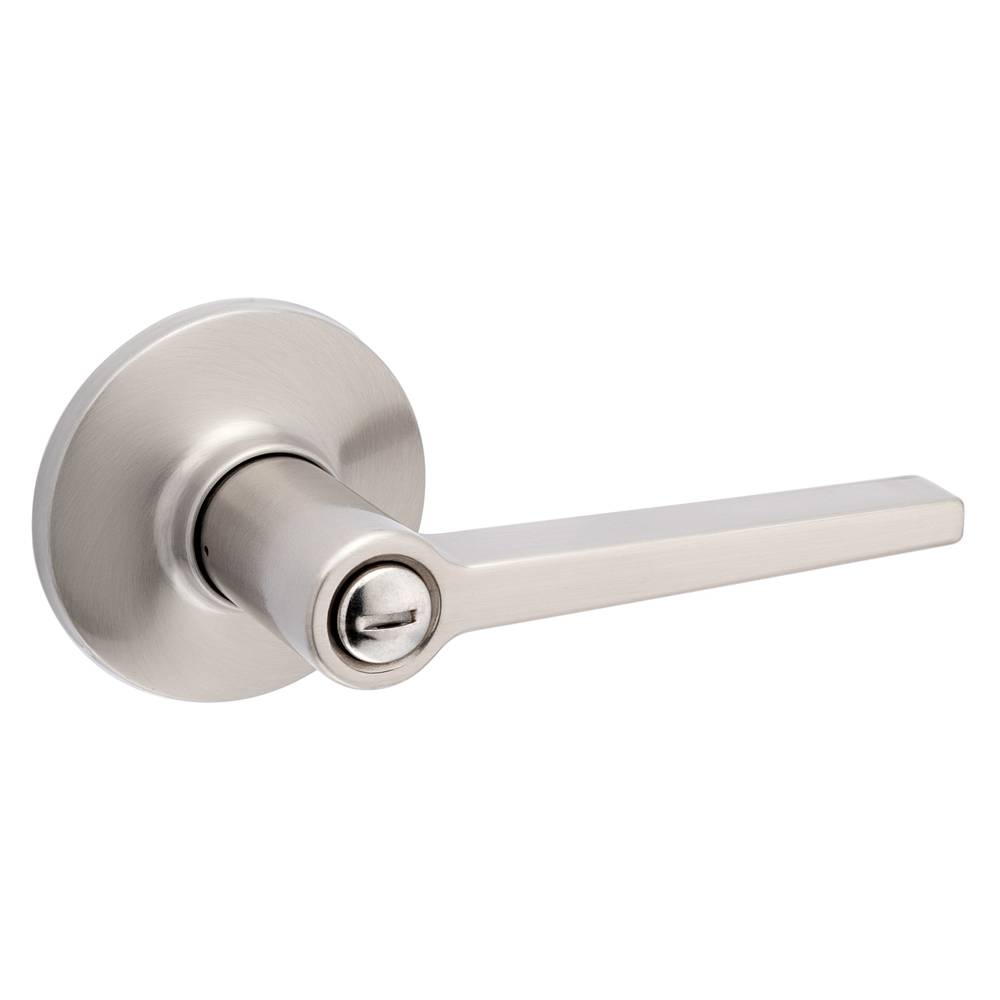 RELIABILT Dallas Satin Nickel Interior Bed/Bath Privacy Door Handle | 93570-014