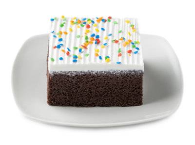 Ready Meals Chocolate With White Frosting Cake Slice - Each