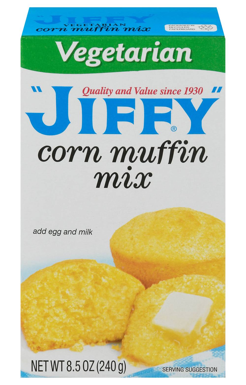Jiffy Vegetarian Corn Muffin Mix (8.5 oz)