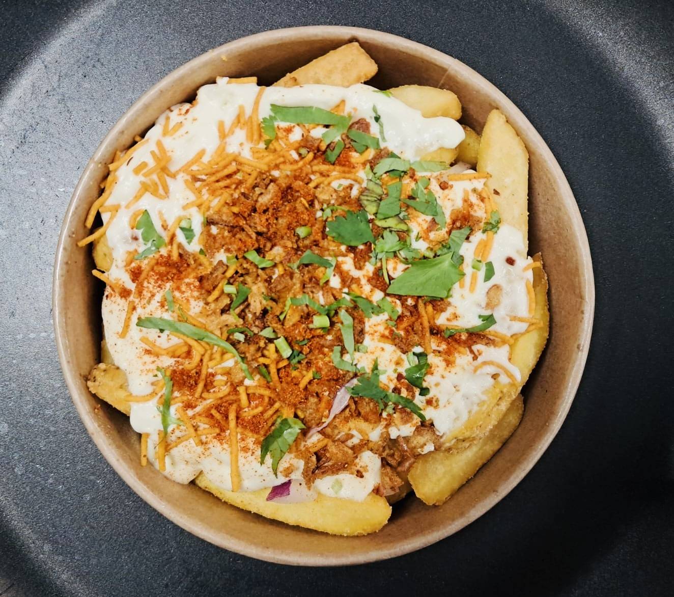 Frites Cheese & Spicy Indien