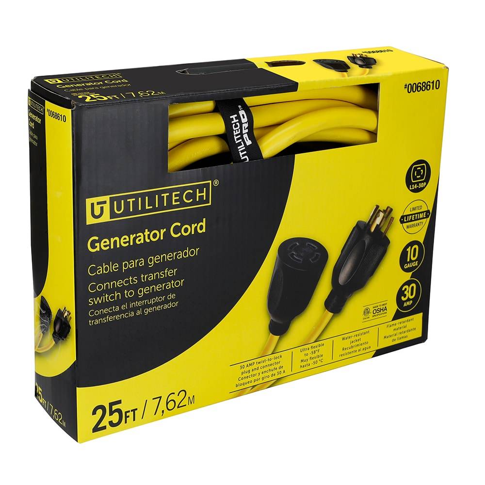 Utilitech Generator cord Generator Cord | UTG143925