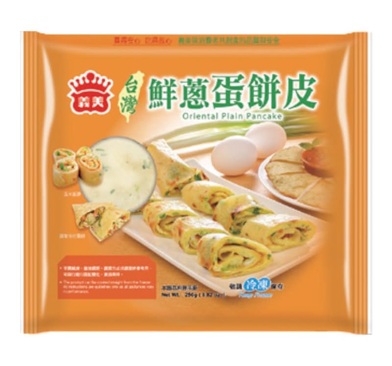 義美鮮蔥蛋餅皮 <250g克 x 1 x 1Bag包>