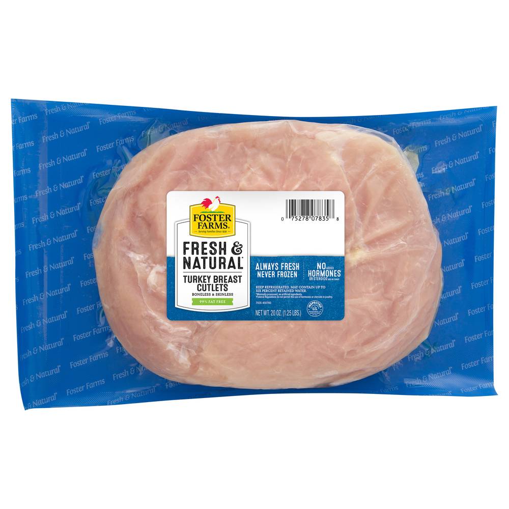 Foster Farms Turkey Breast Cutlets