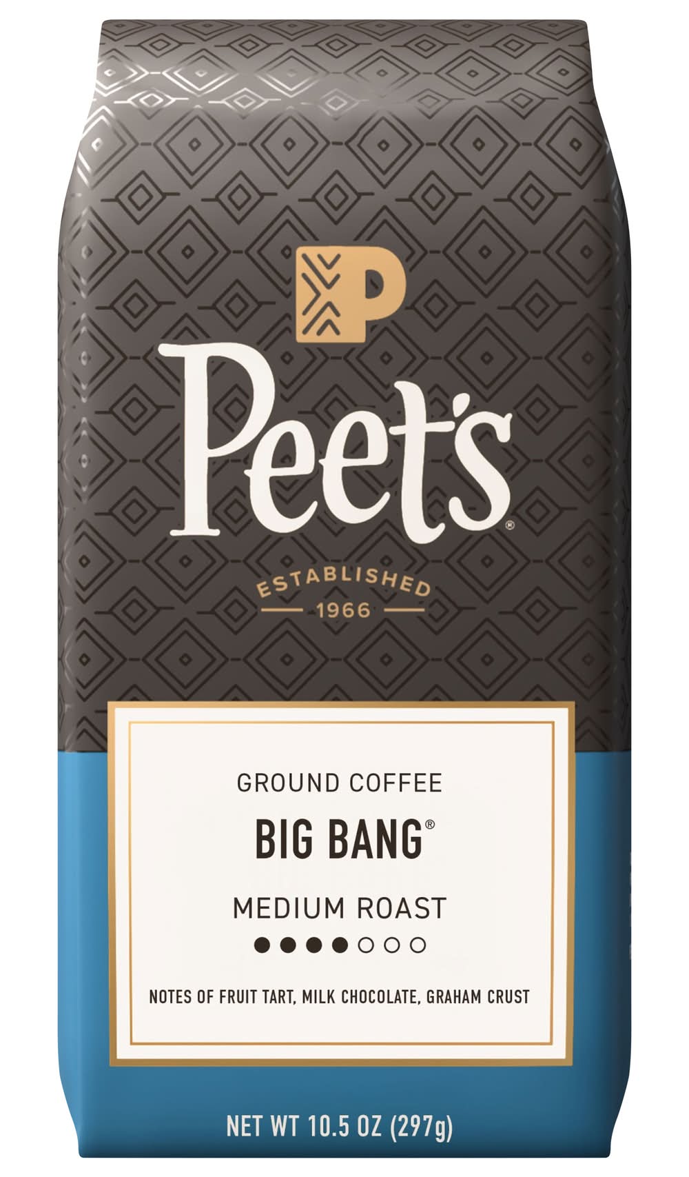Peet's Coffee Medium Roast Ground Coffee, Big Bang (10.5 oz)