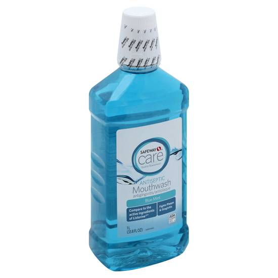 Safeway Care Blue Mint Antiseptic Mouthwash