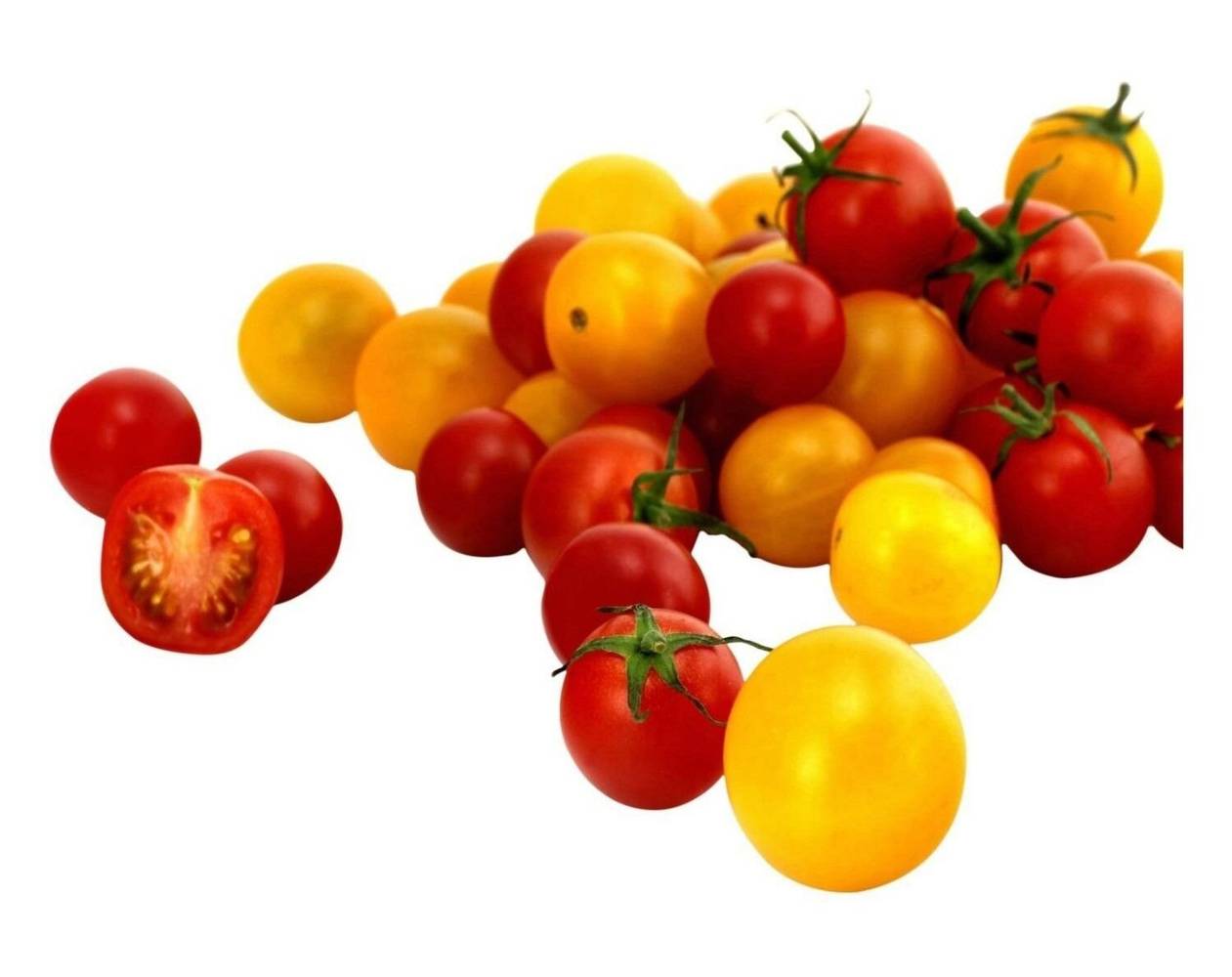 Les Paysans de Rougeline - Tomates cerises mélangées (350g)