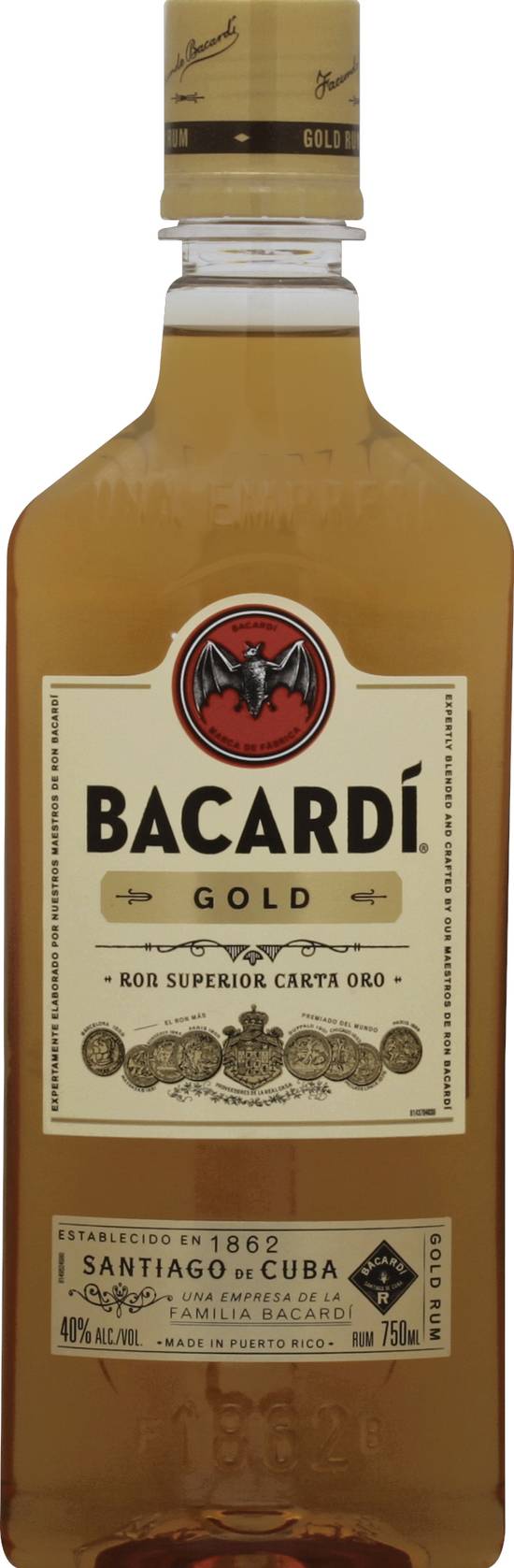 Bacardí Gold Rum (750 ml)