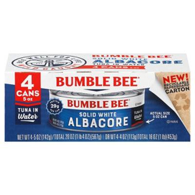 Bumble Bee Solid White Albacore Tuna in Water (4 ct)